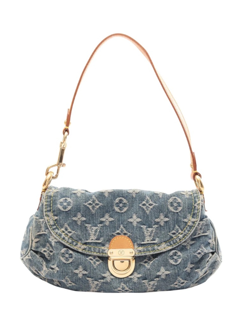 Louis Vuitton Monogram Denim Mini Pleaty